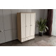 Duns Walnut 3 Kapılı Gardırop 
