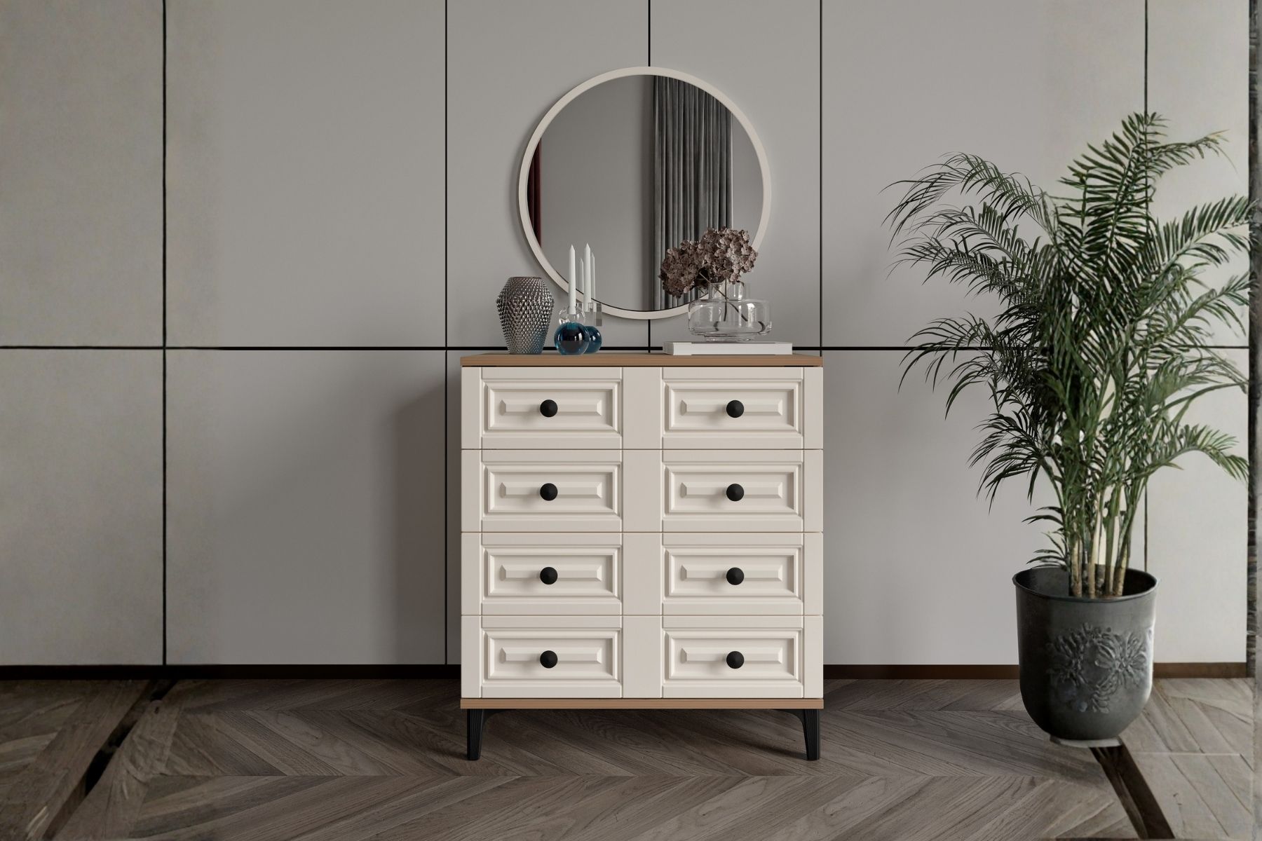 Merz Walnut Şifonyer 