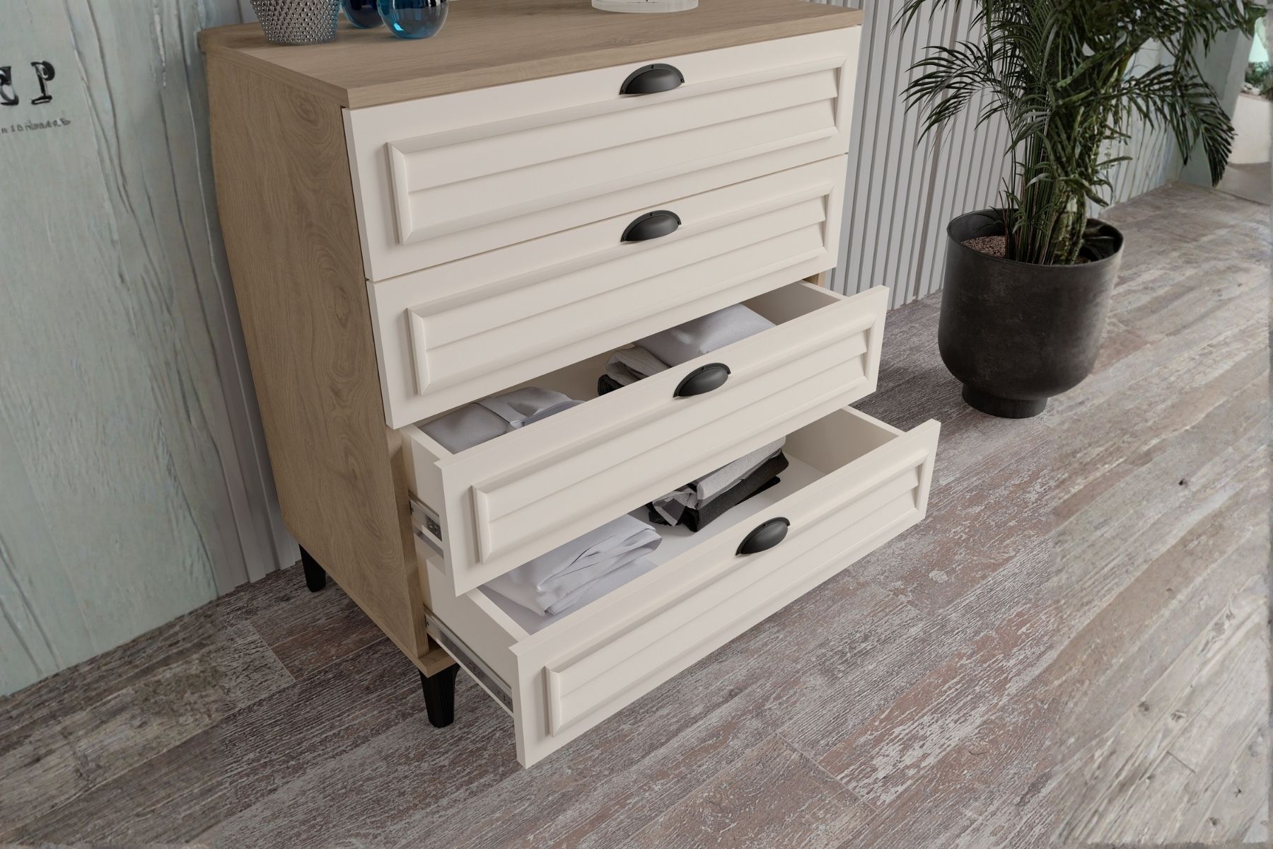 Char Walnut Şifonyer 