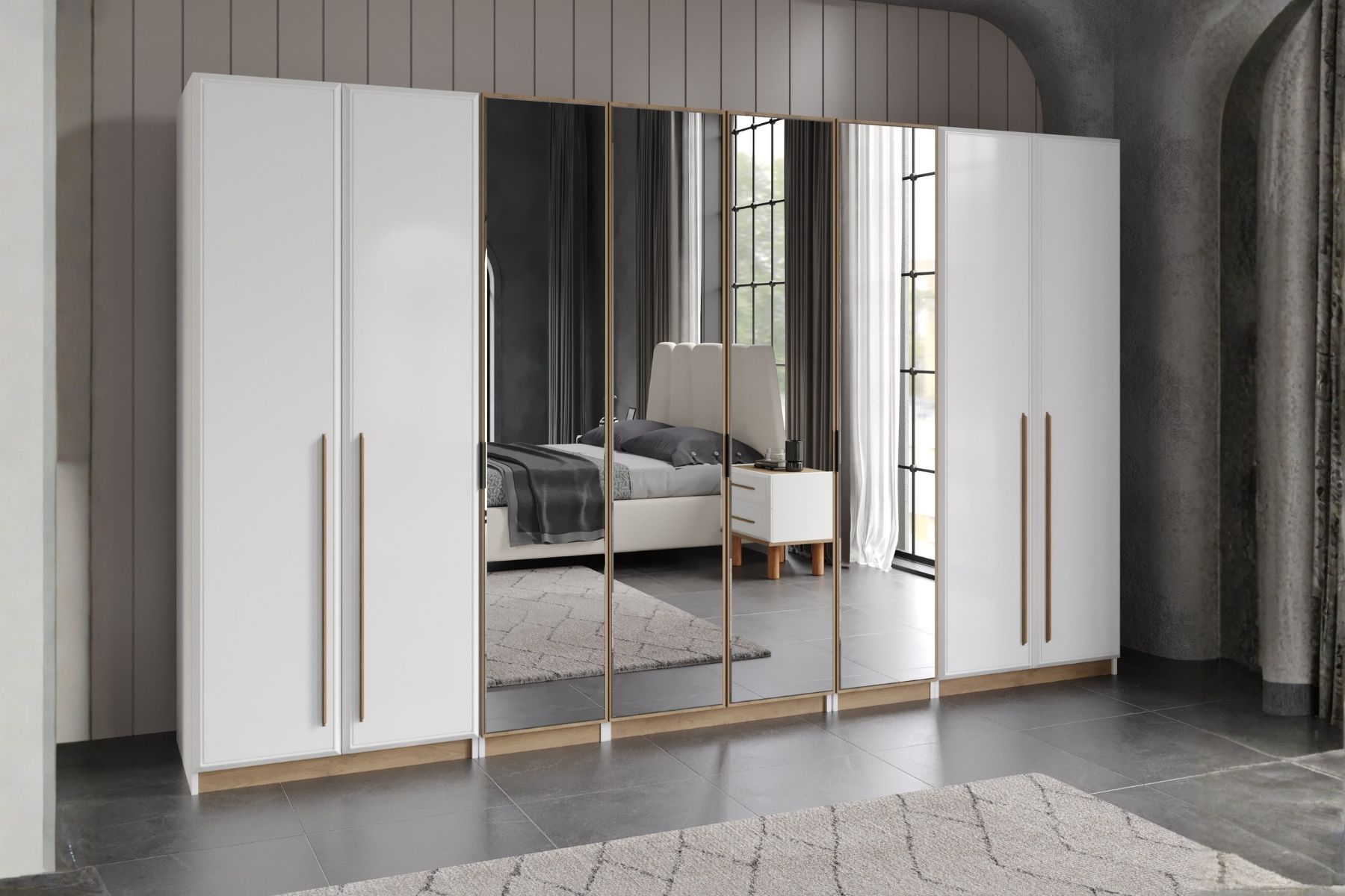 Lucca 8 Kapılı Gardırop