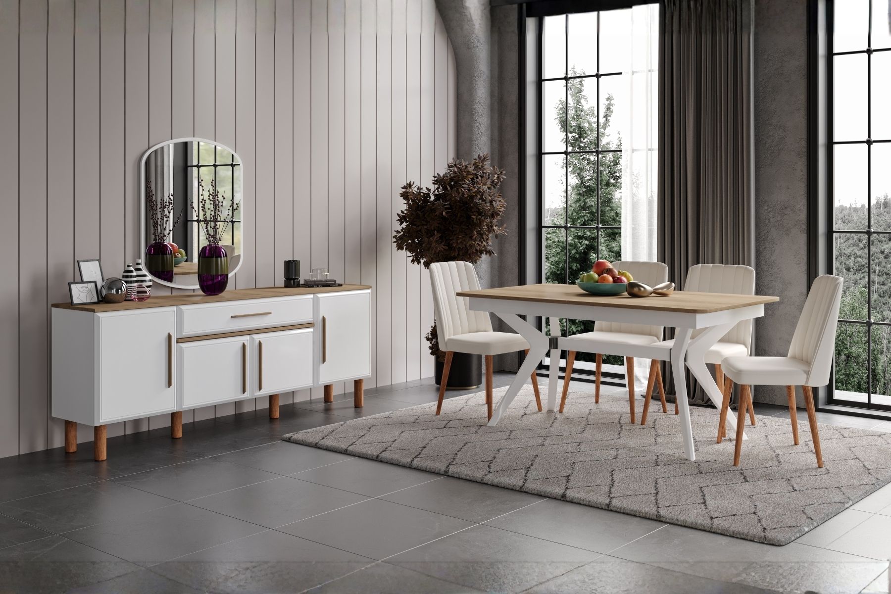 Lucca Yemek Odası Takımı 