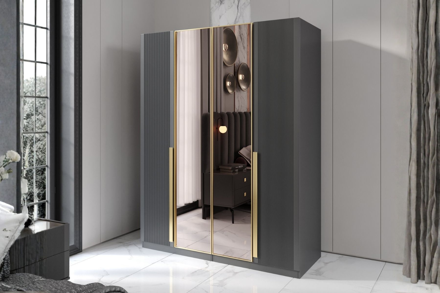 Talic 4 Kapılı Gardırop