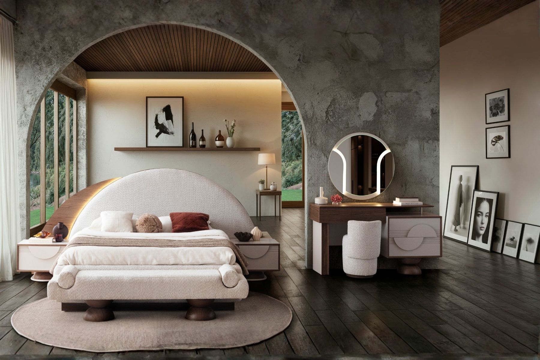 Estera Köşe Yatak Odası Takımı