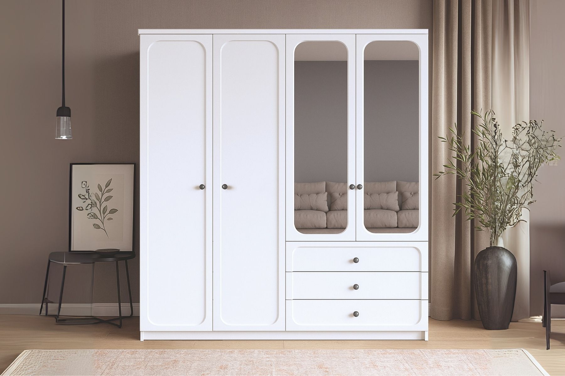 Neff 4 Kapılı Gardırop Neff 4 Kapılı Gardırop