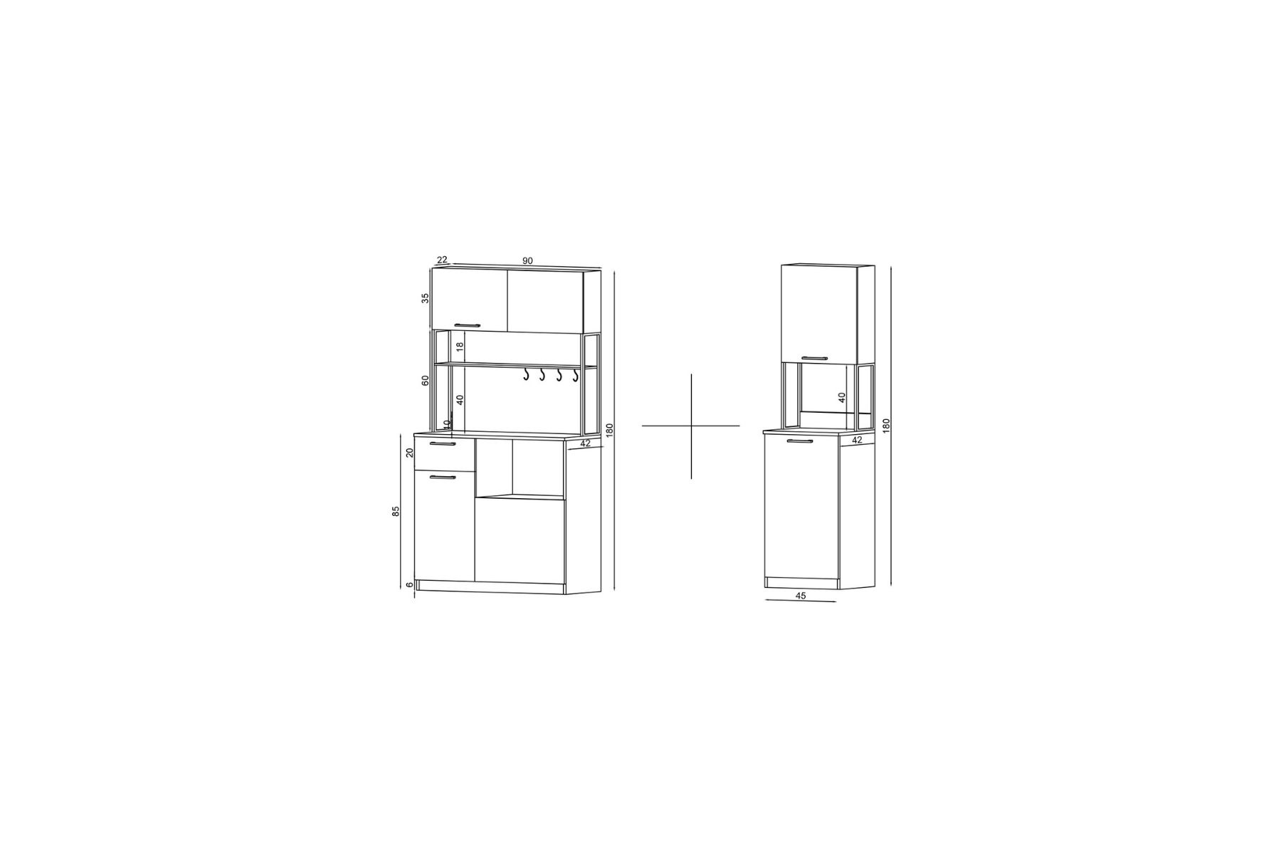 Nely Oak 2+1 Kahve Köşesi Nely Oak 2+1 Kahve Köşesi
