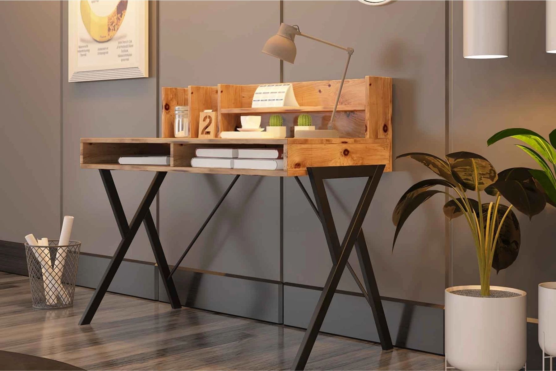 Mia Oak Çalışma Masası Mia Oak Çalışma Masası