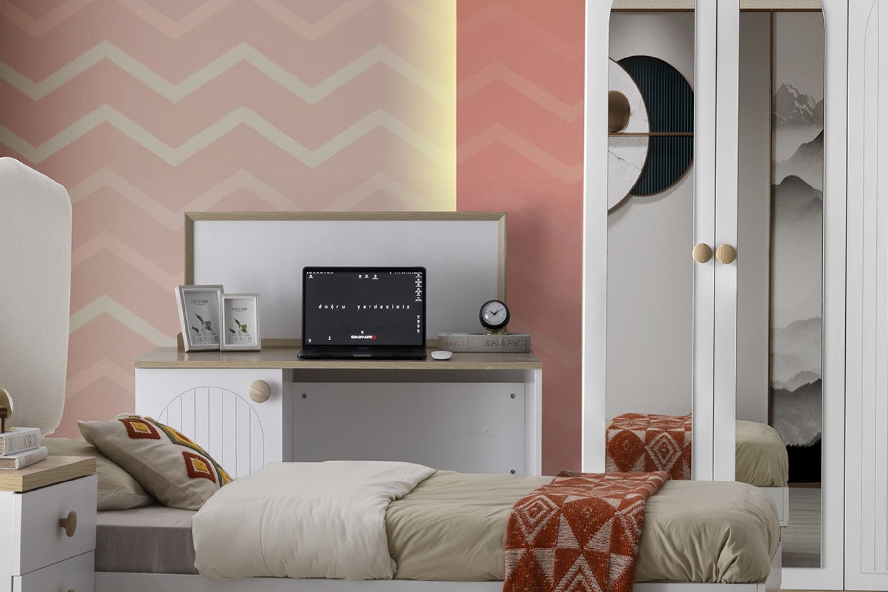 Jena Yazı Tahtalı Çalışma Masası