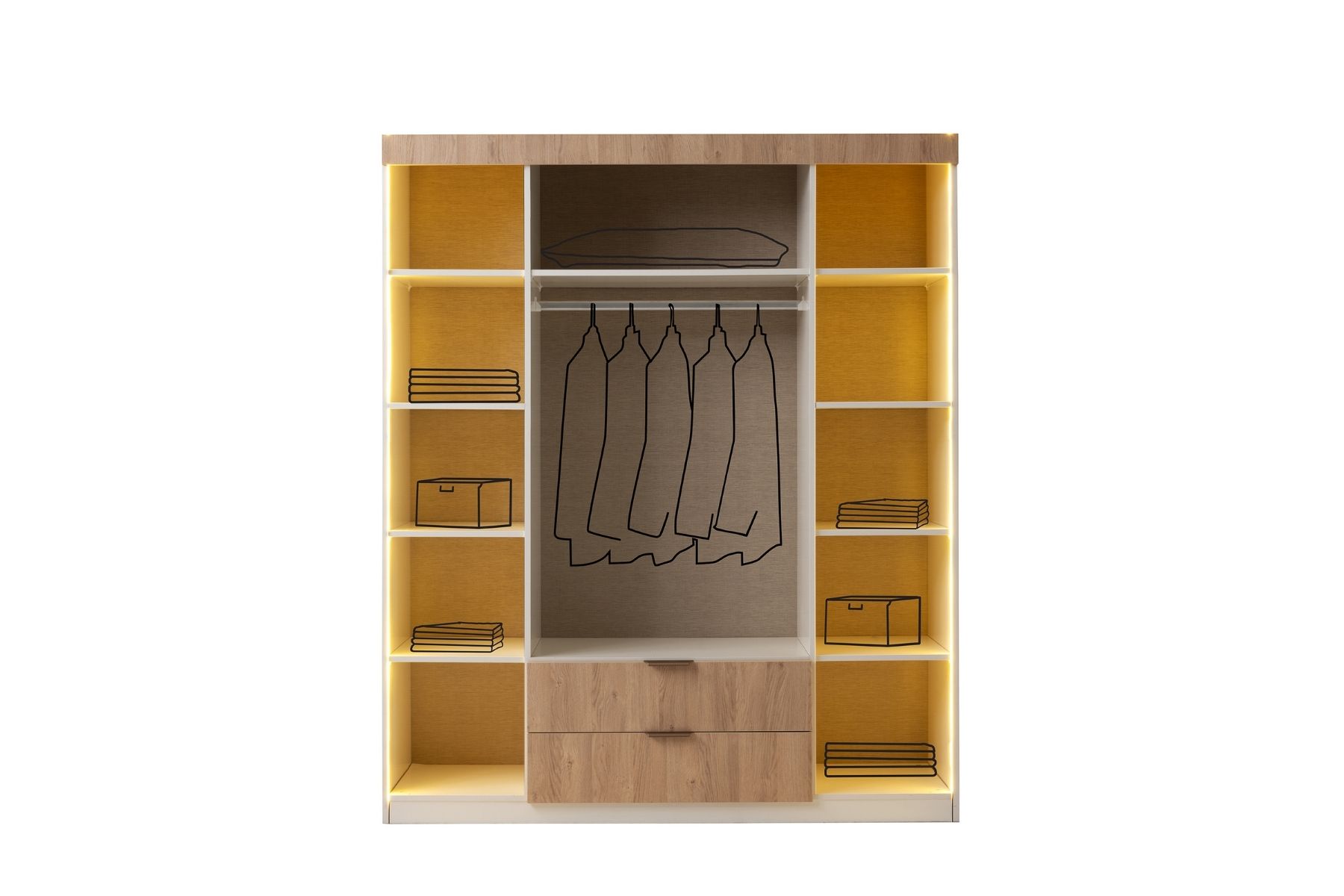 Doras 4 Kapılı Gardırop 