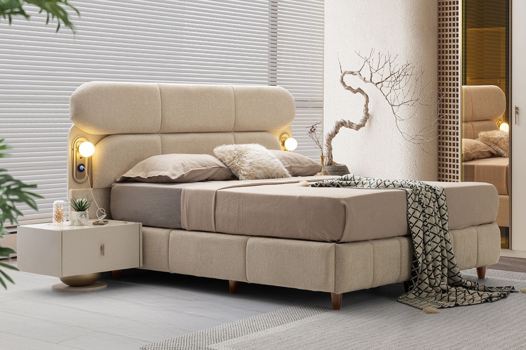 Fold Bazalı Karyola 