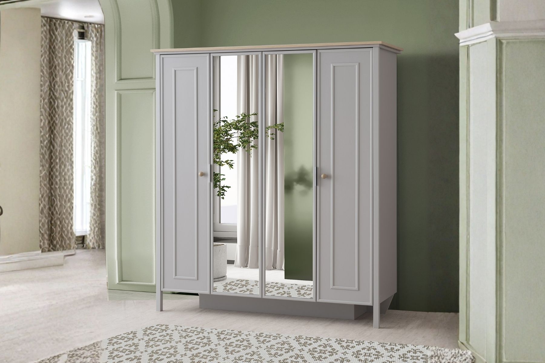 Lumis 4 Kapılı Gardırop