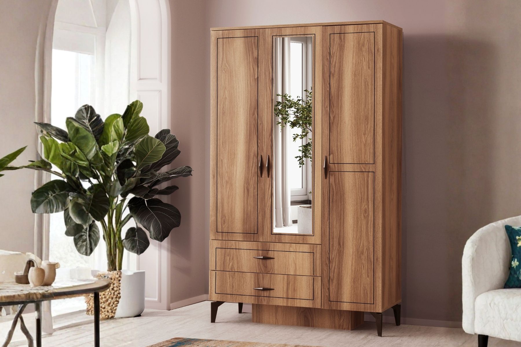 Hanz 3 Kapılı Gardırop