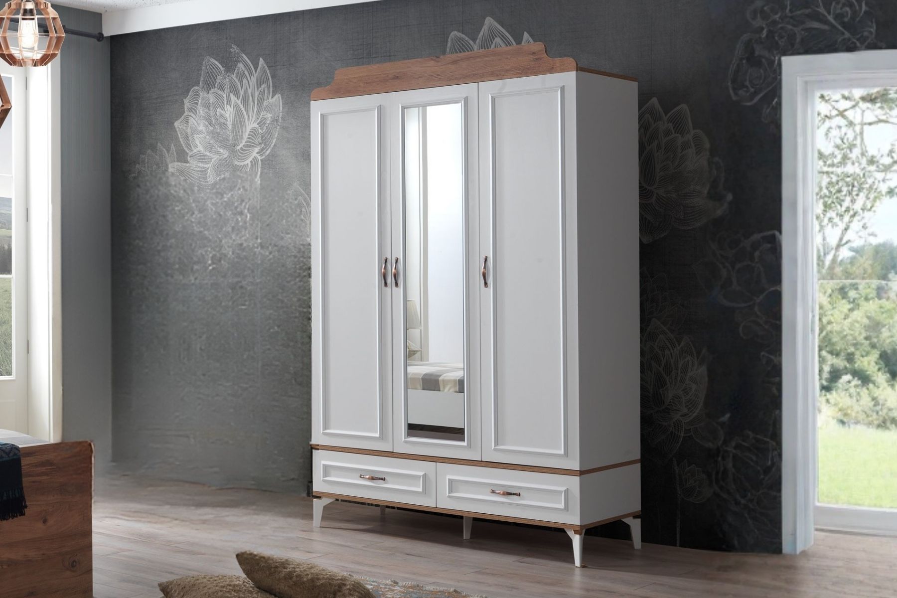 Rins 3 Kapılı Gardırop