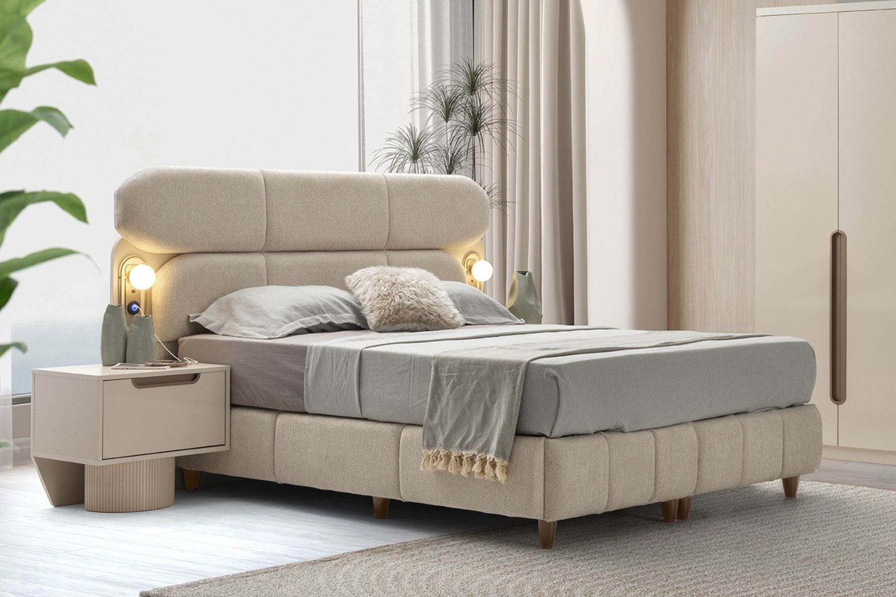 Visse Bazalı Karyola 