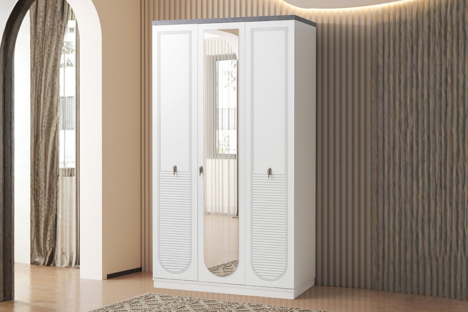 Merry 3 Kapılı Gardırop 