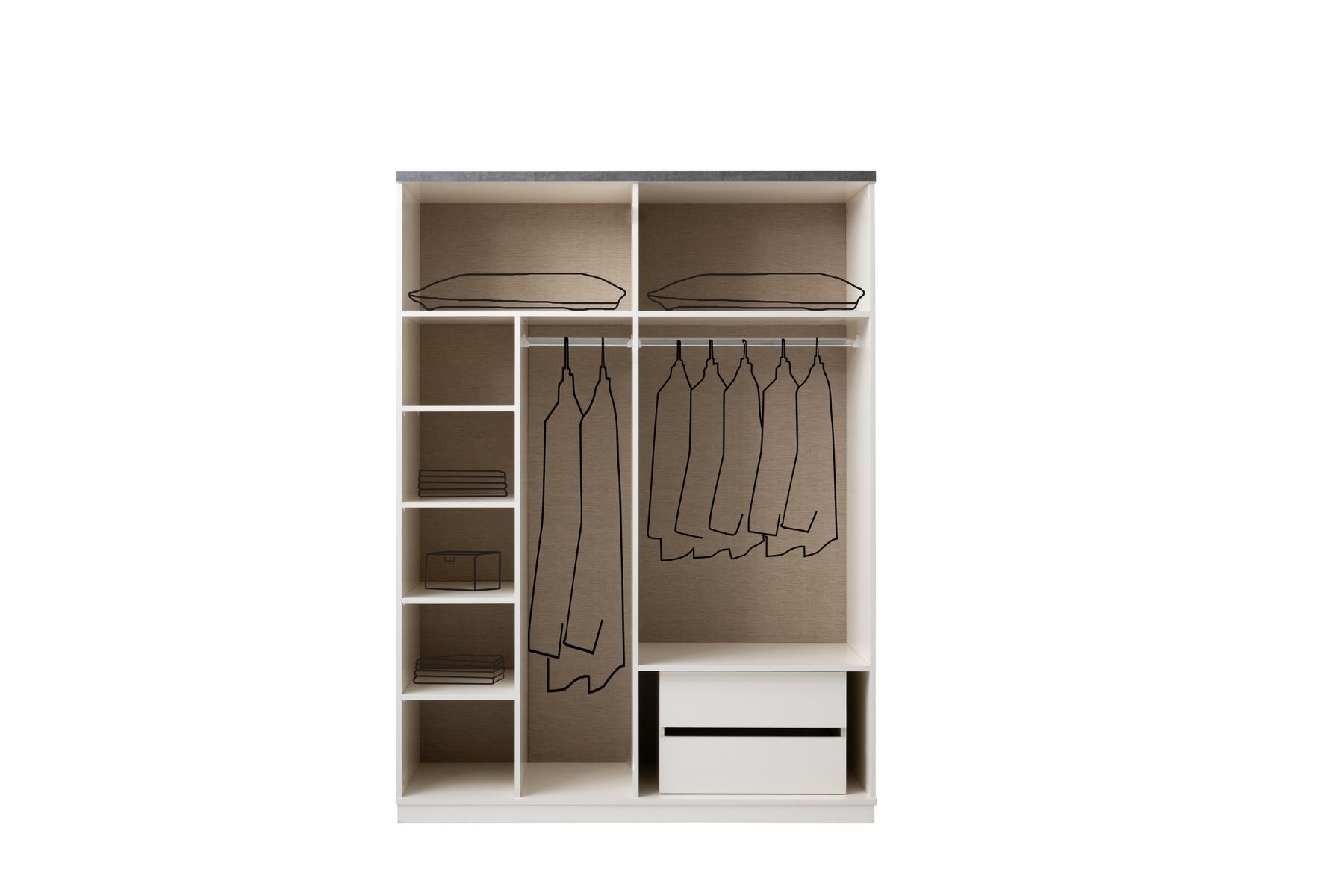 Merry 4 Kapılı Gardırop 