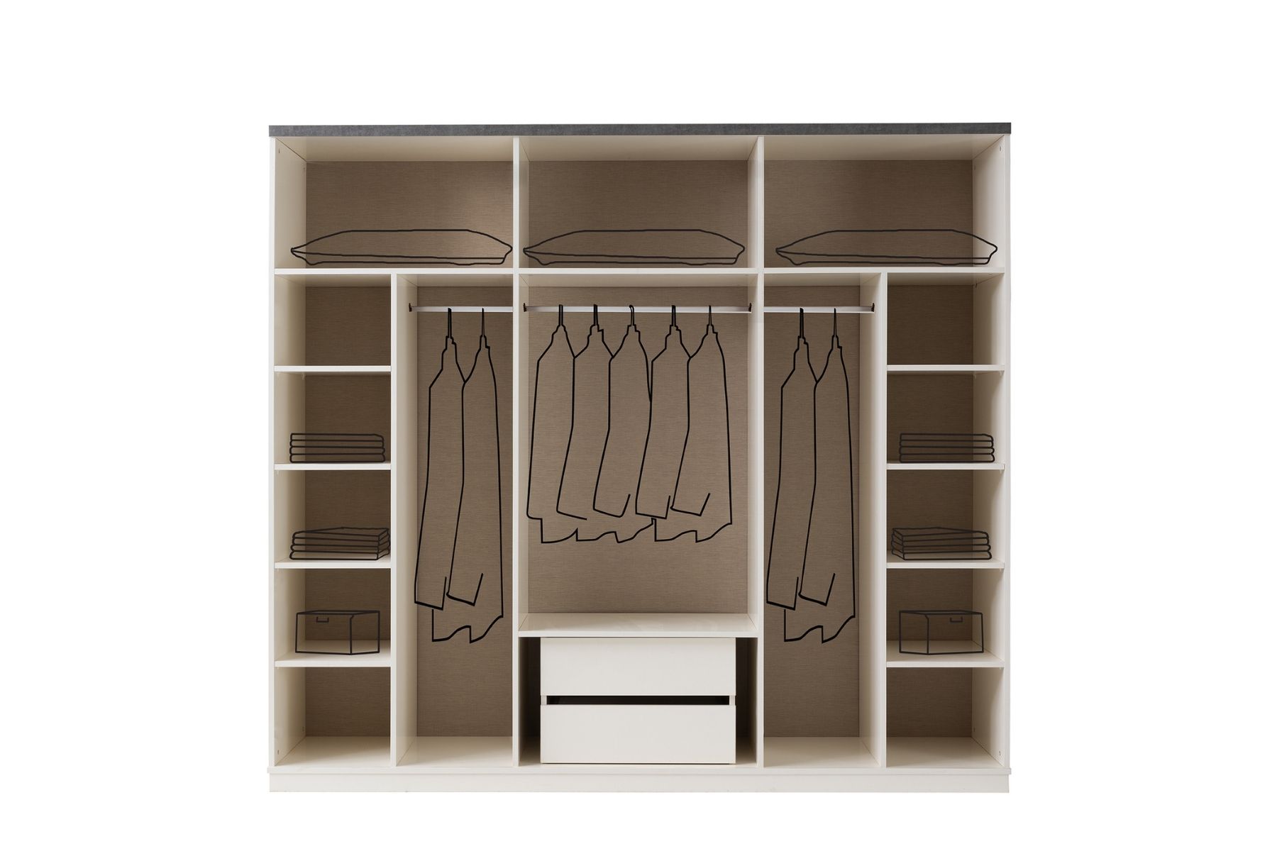 Merry 6 Kapılı Gardırop 