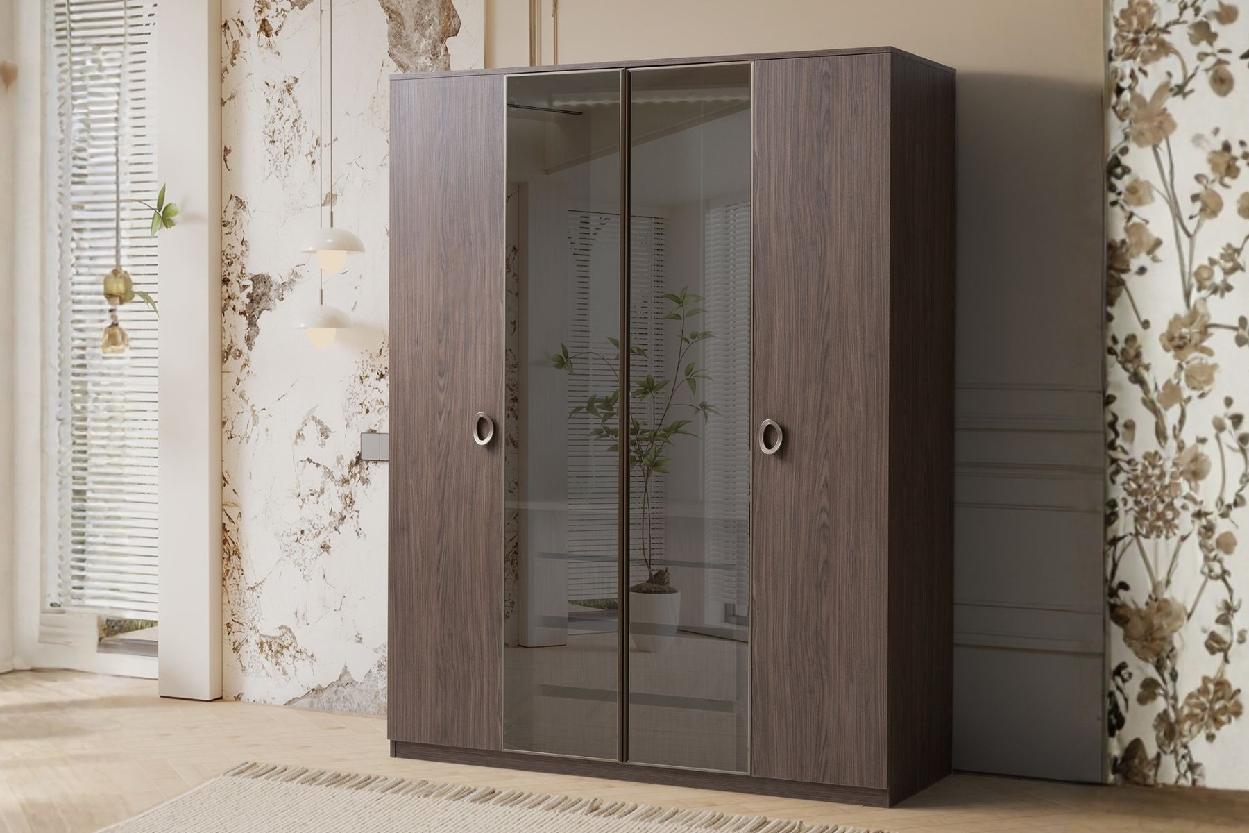 Nora 4 Kapılı Gardırop