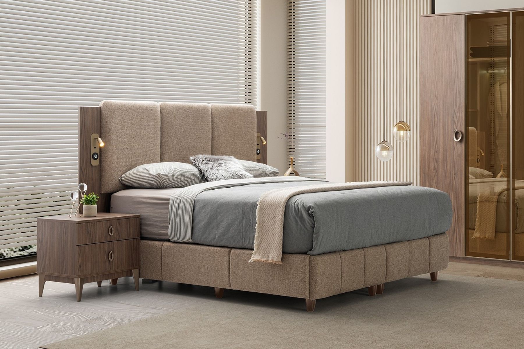 Nora Bazalı Karyola 