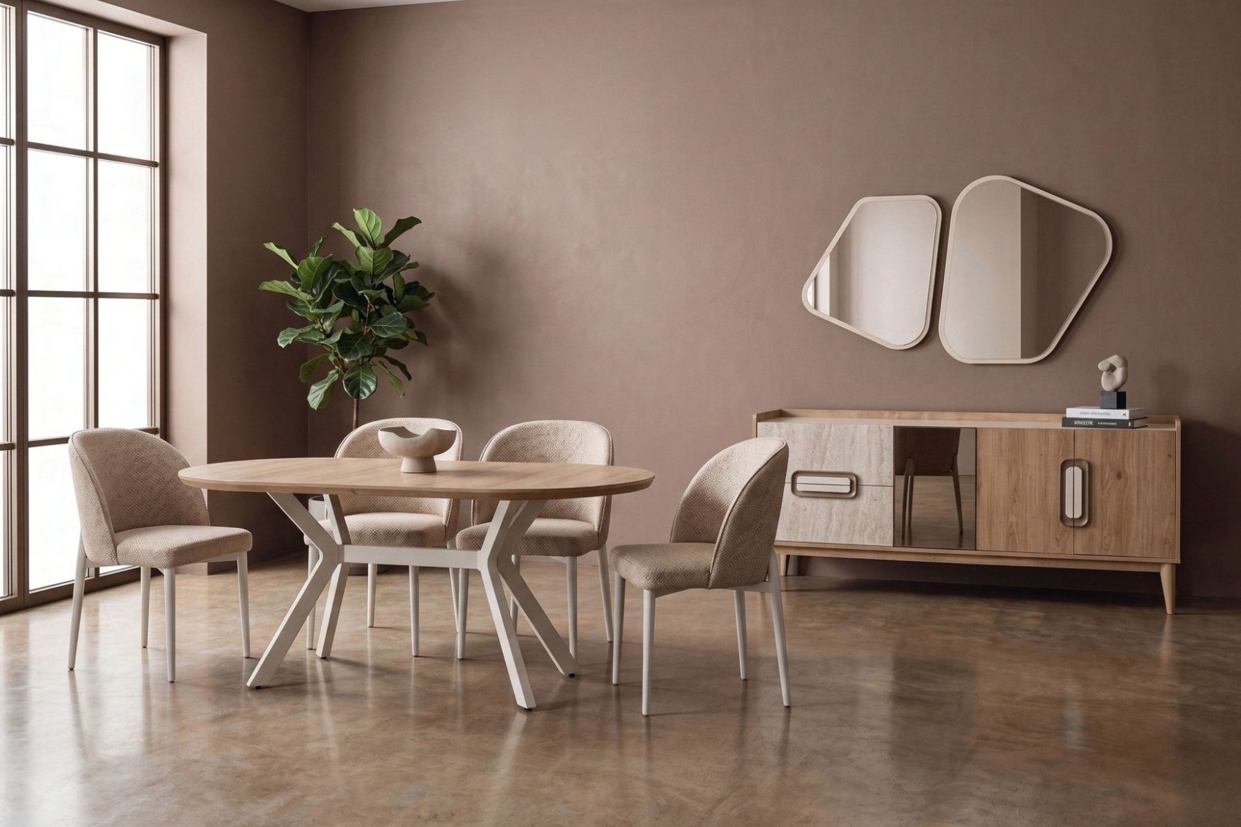 Cosmo Wood Yemek Odası Takımı