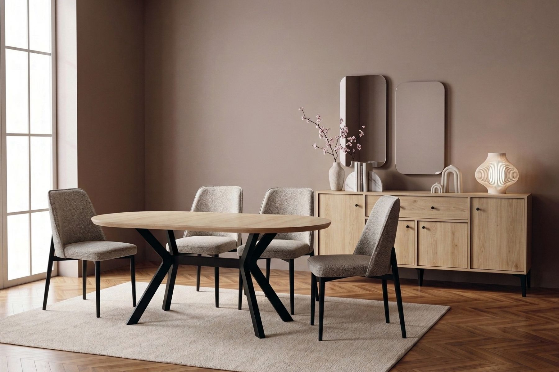 Locus Wood Yemek Odası Takımı