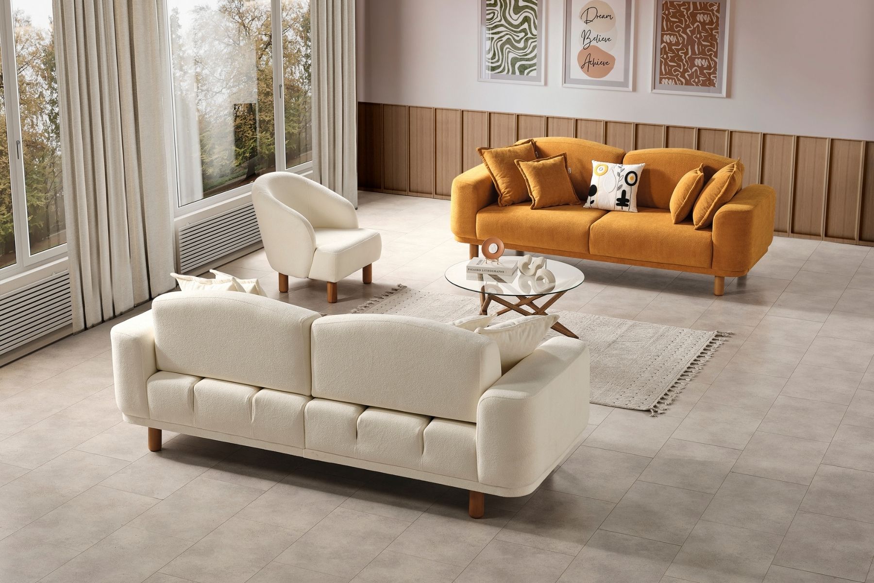 Bona Gold Koltuk Takımı