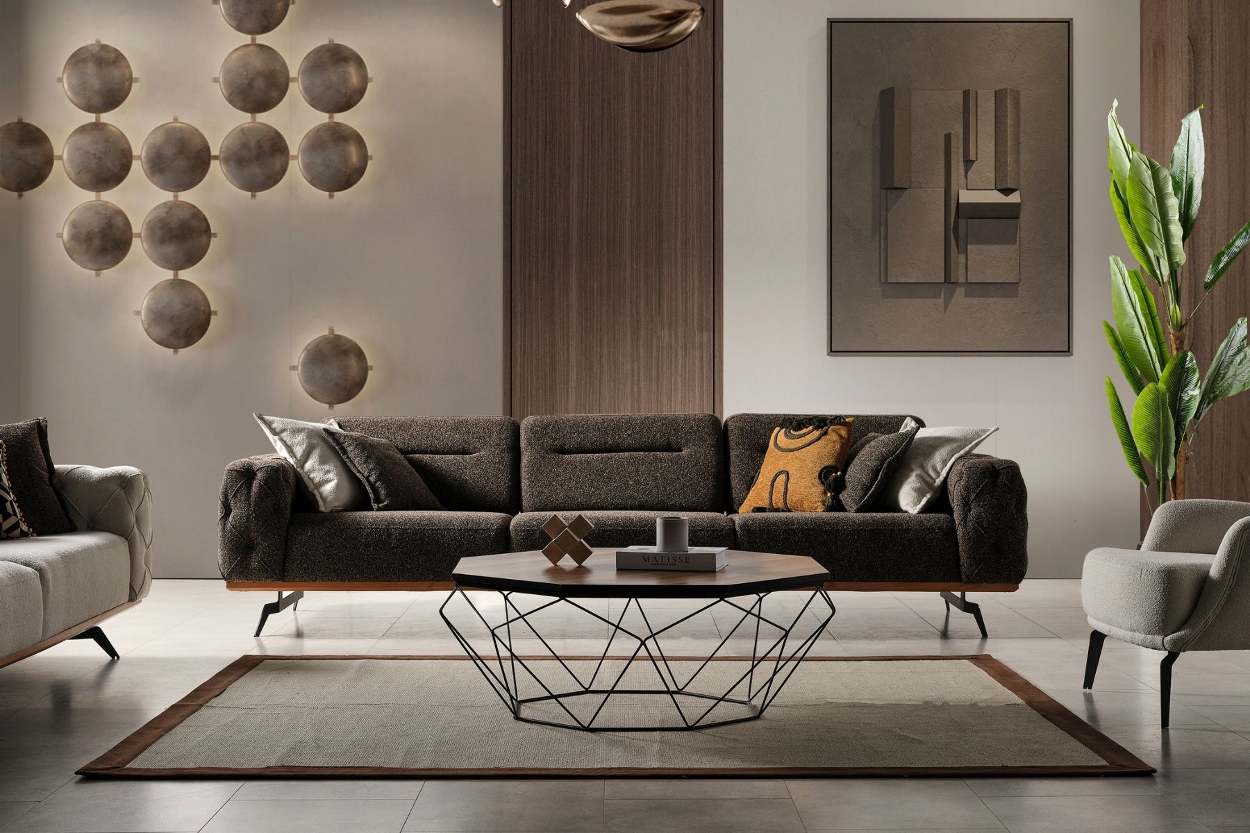 Hermes 4’lü Kanepe