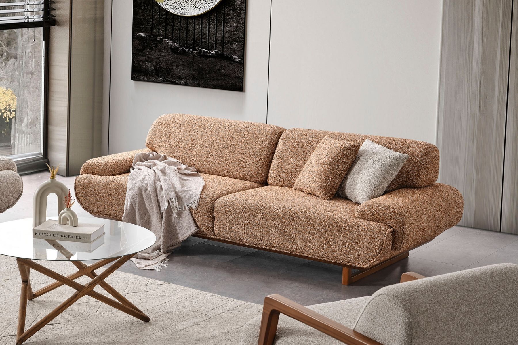 Polina Soft Brown Kanepe 