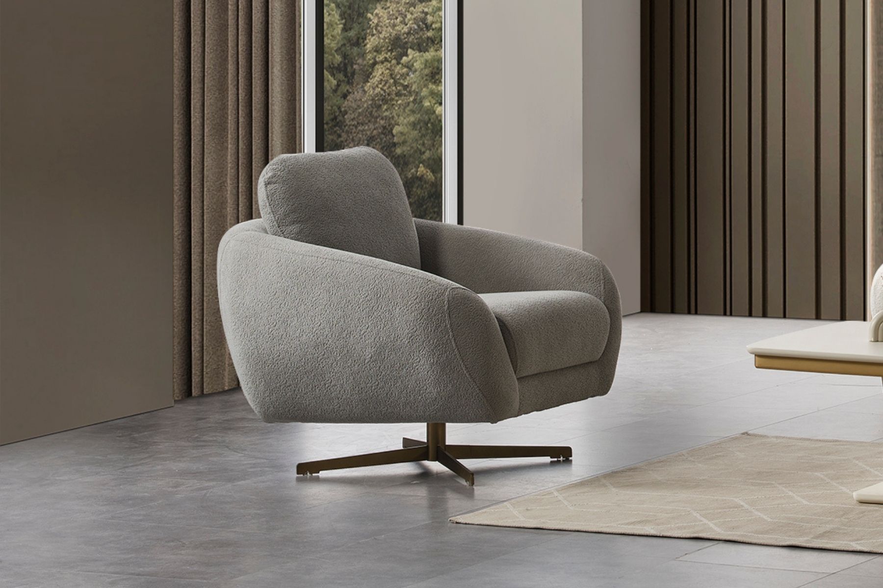 Loris Soft Grey Berjer