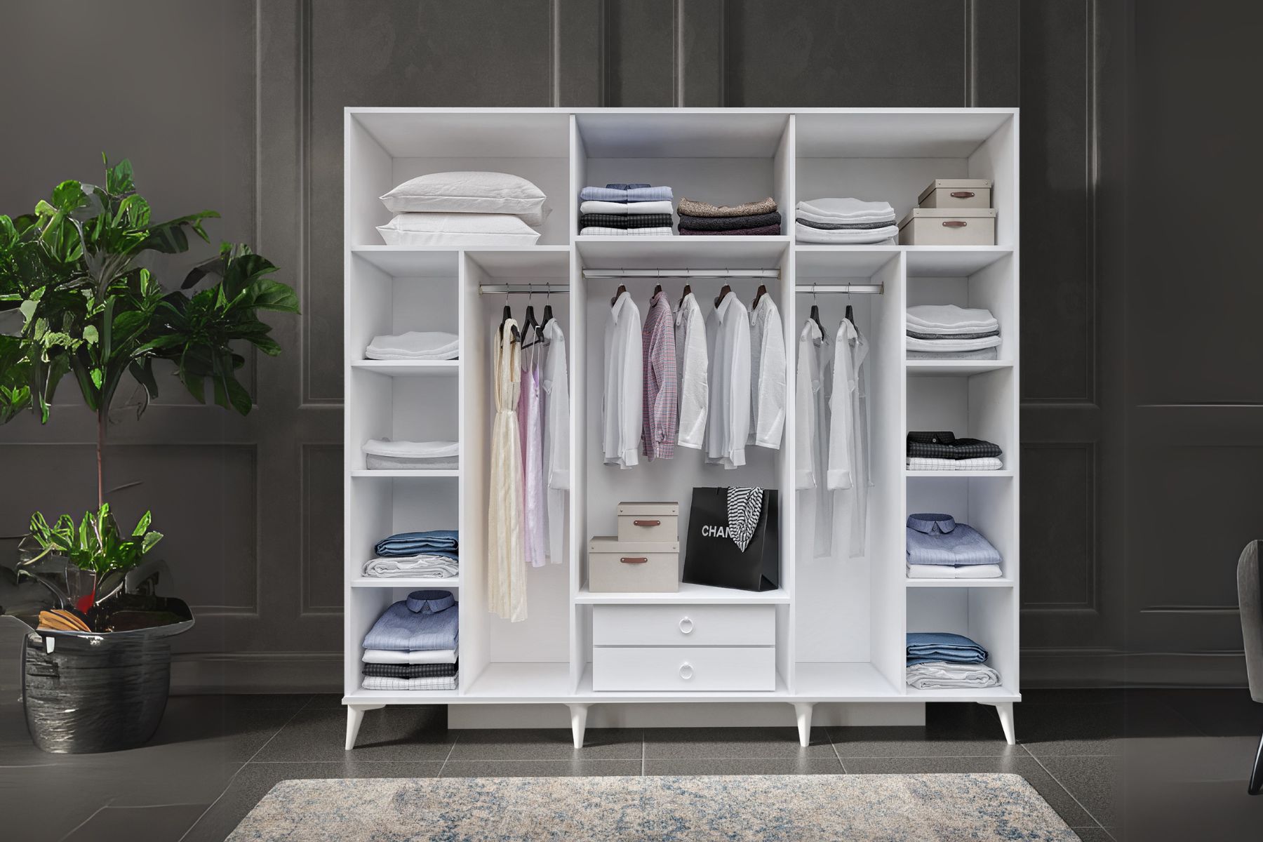 Lesse 6 Kapılı Gardırop Lesse 6 Kapılı Gardırop