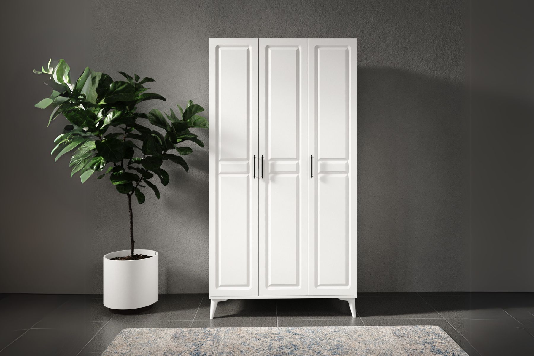 Lesse 3 Kapılı Gardırop Lesse 3 Kapılı Gardırop