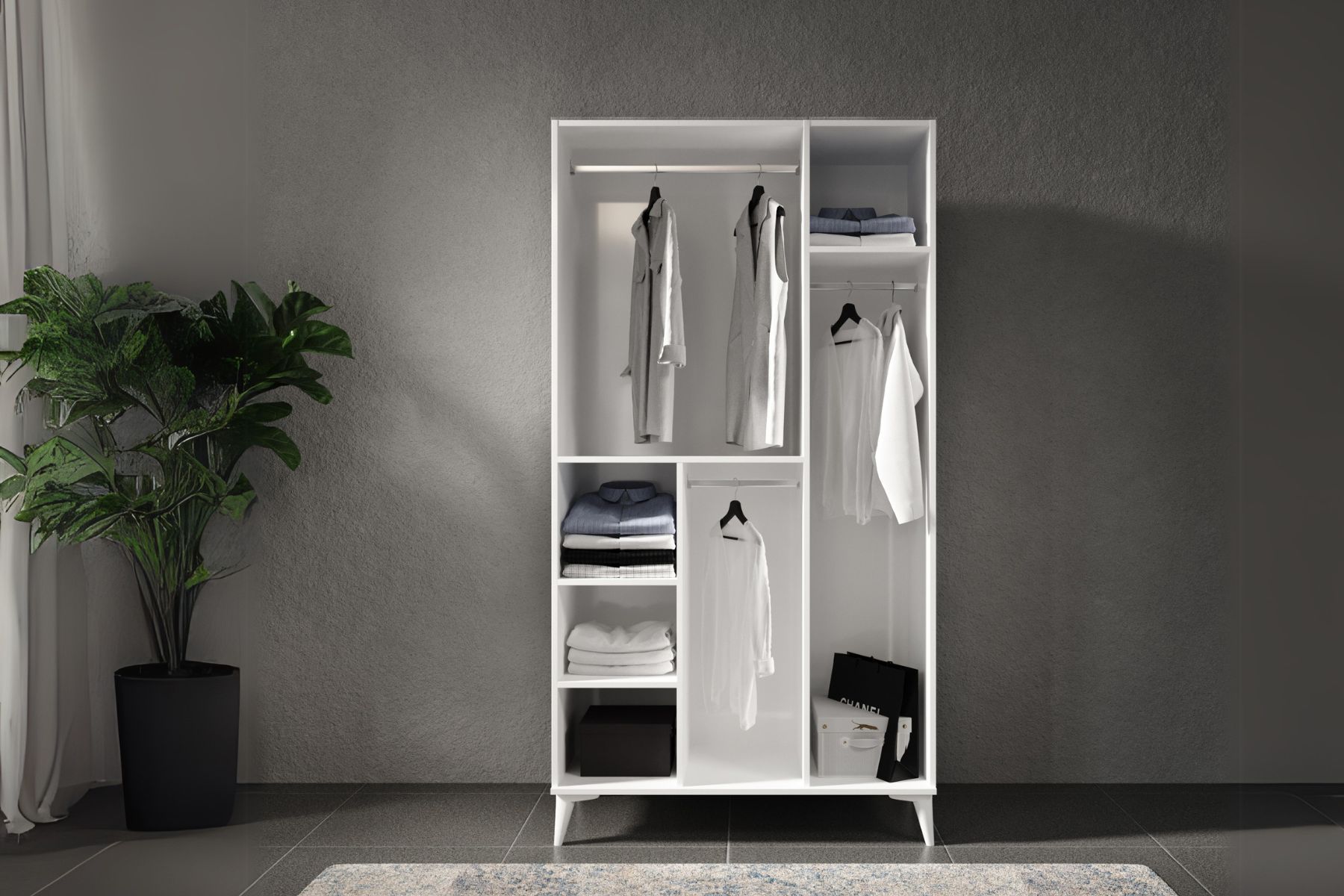 Lesse 3 Kapılı Gardırop Lesse 3 Kapılı Gardırop