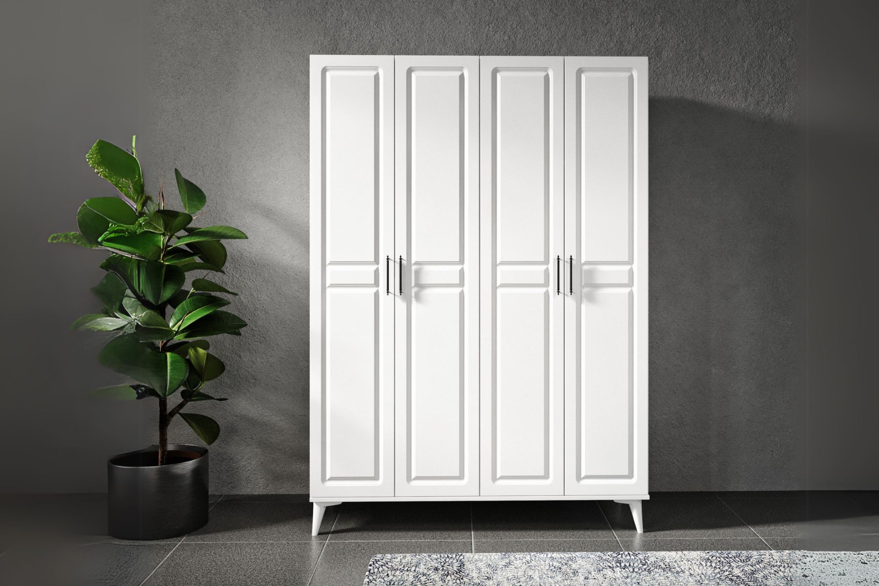 Lesse 4 Kapılı Gardırop Lesse 4 Kapılı Gardırop