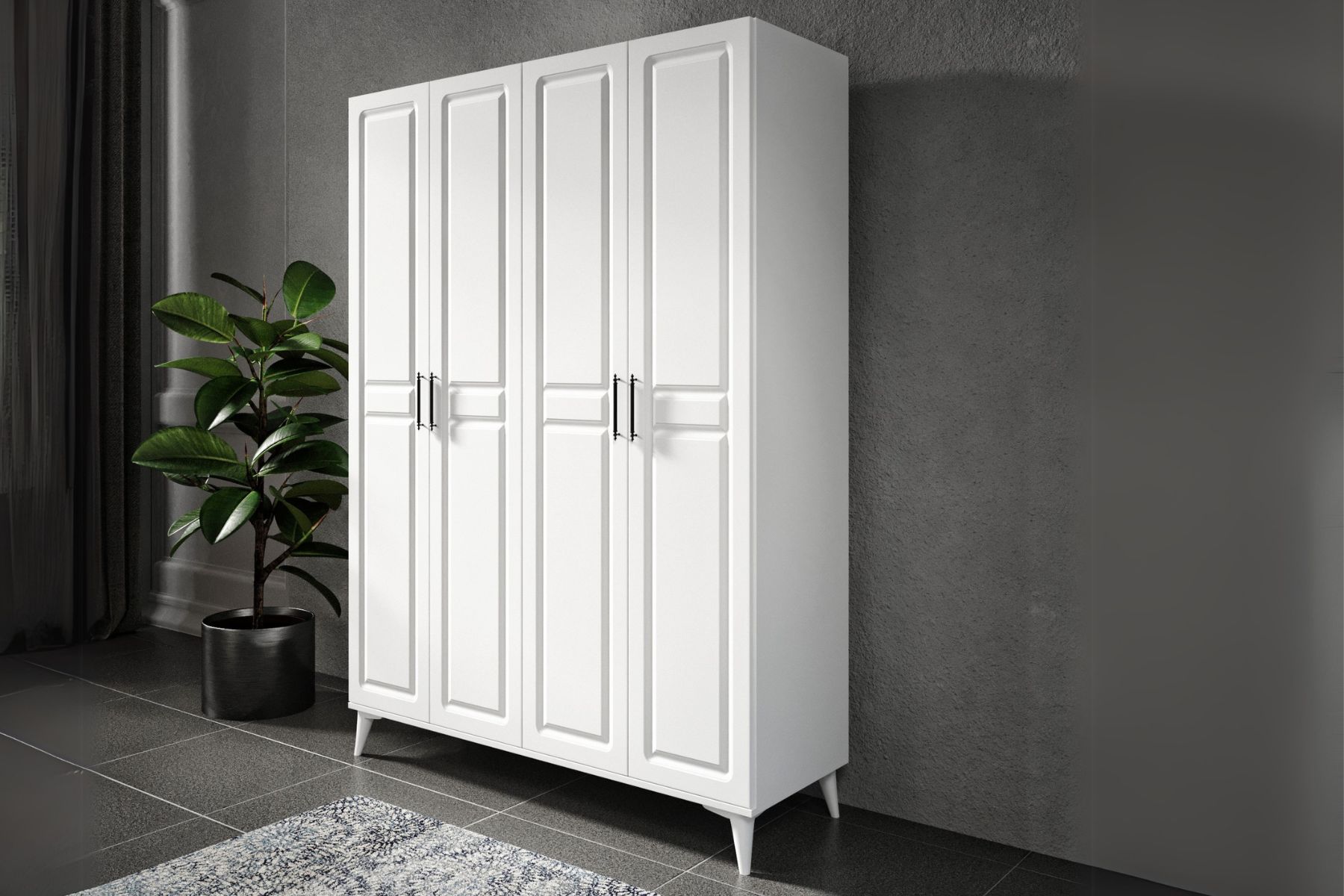 Lesse 4 Kapılı Gardırop Lesse 4 Kapılı Gardırop