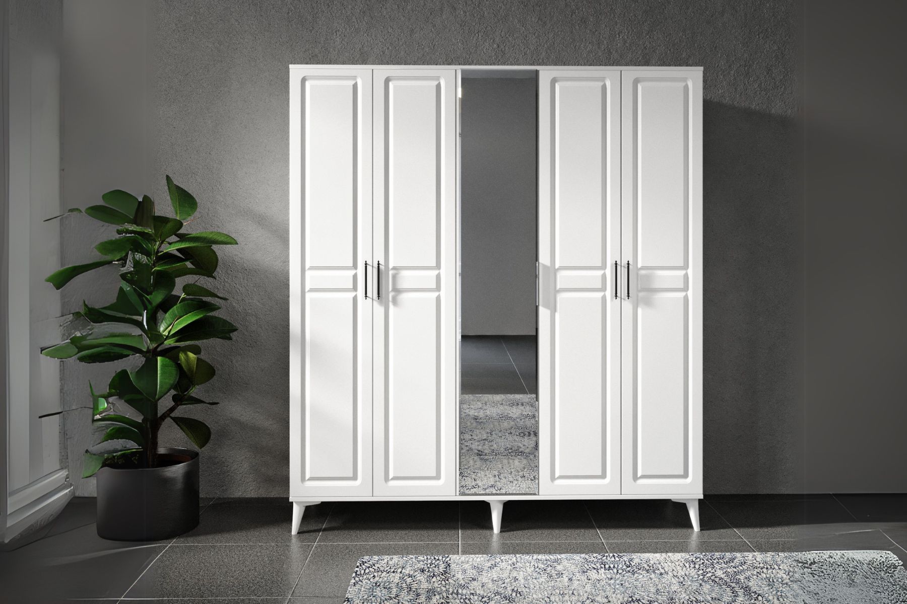 Lesse 5 Kapılı Gardırop Lesse 5 Kapılı Gardırop