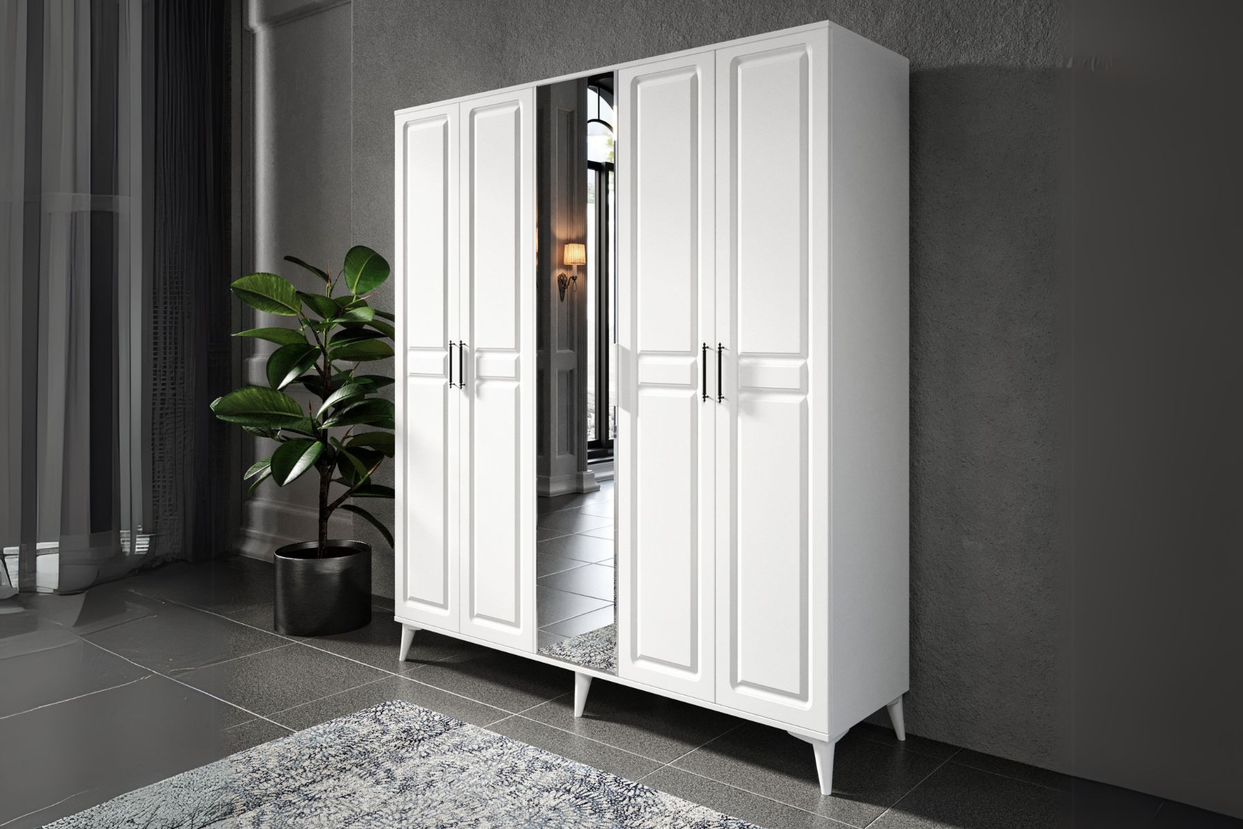 Lesse 5 Kapılı Gardırop Lesse 5 Kapılı Gardırop