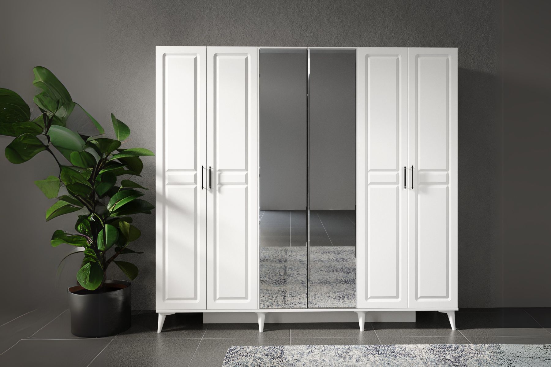 Lesse 6 Kapılı Gardırop Lesse 6 Kapılı Gardırop