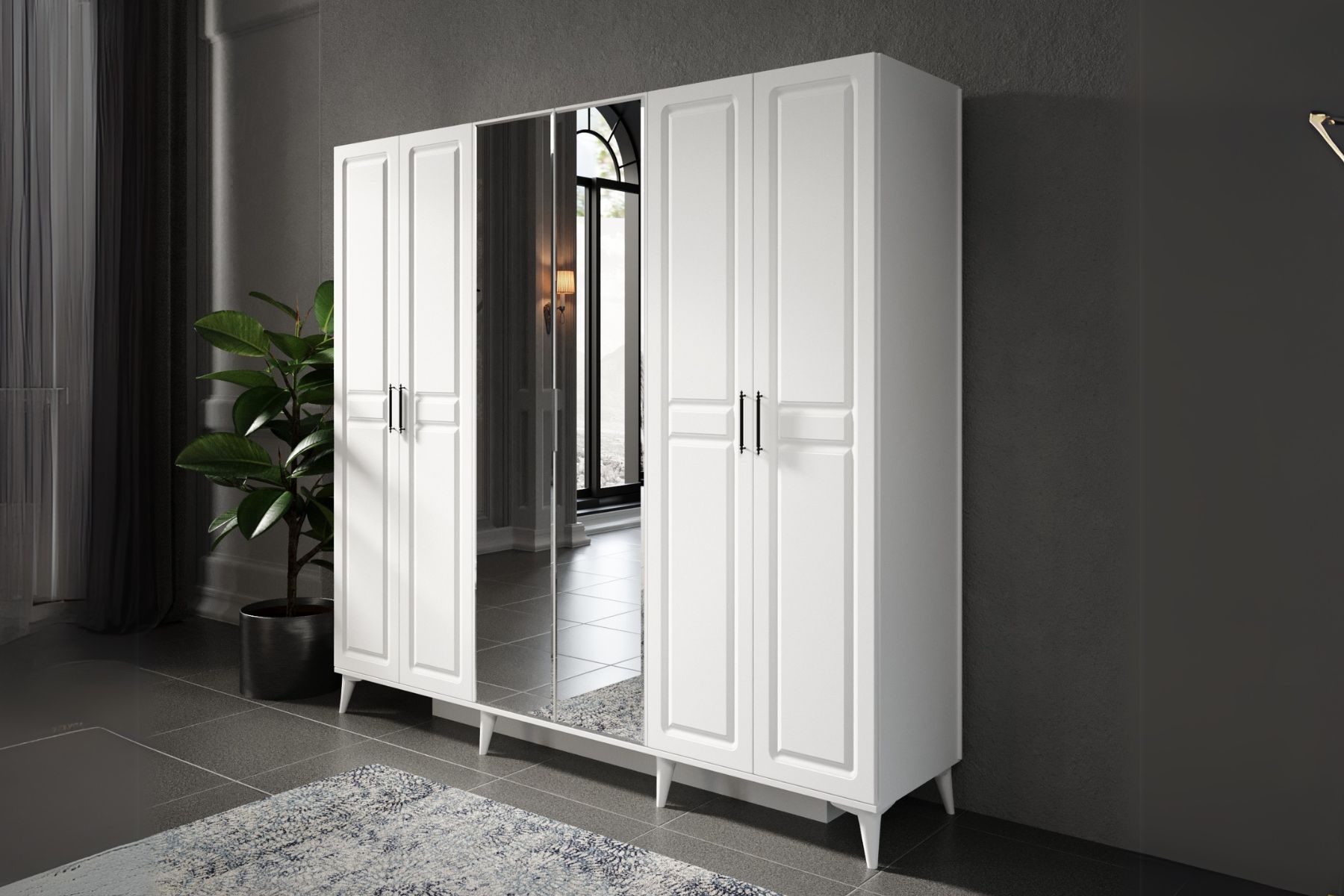 Lesse 6 Kapılı Gardırop Lesse 6 Kapılı Gardırop