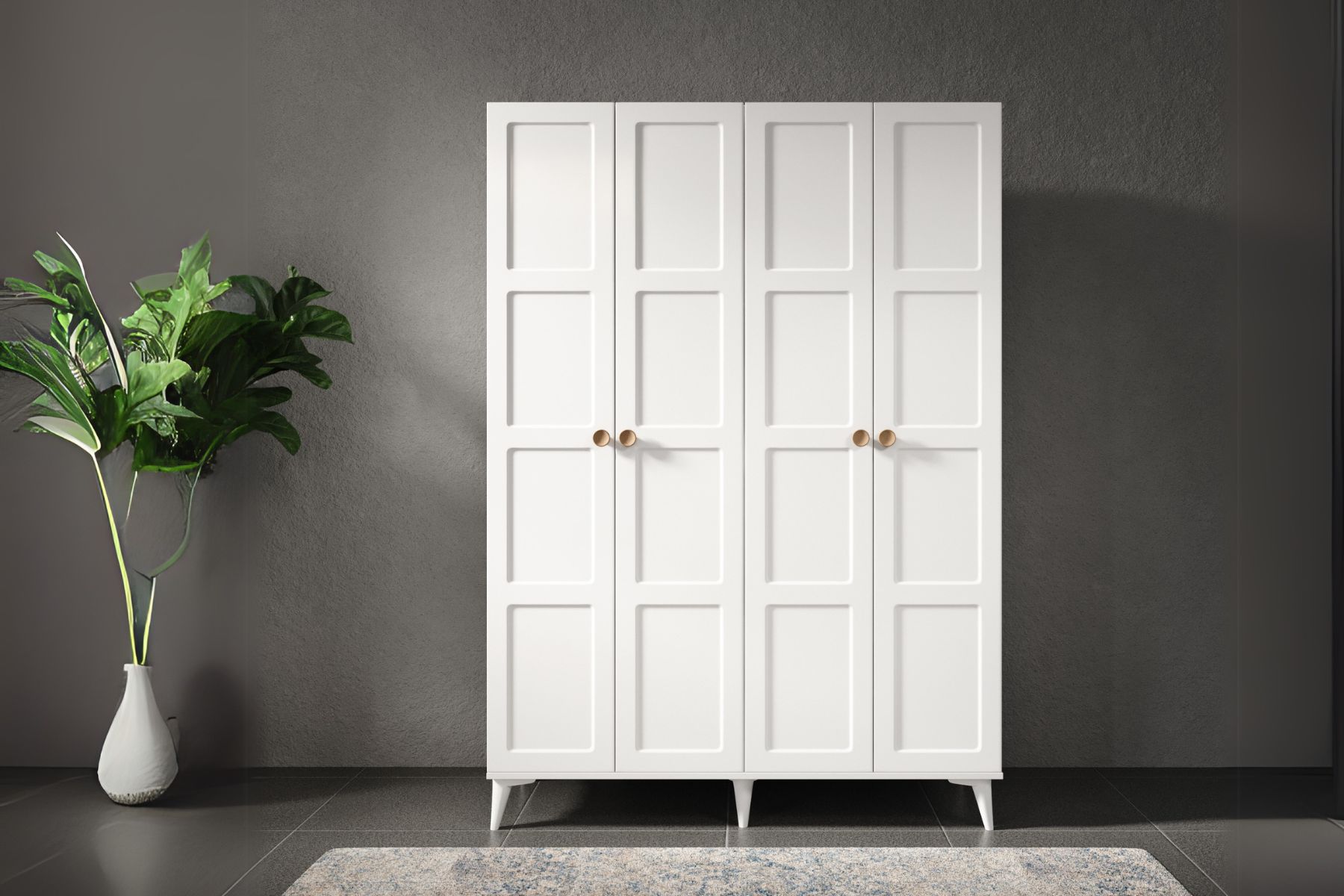 Evia 4 Kapılı Gardırop Evia 4 Kapılı Gardırop