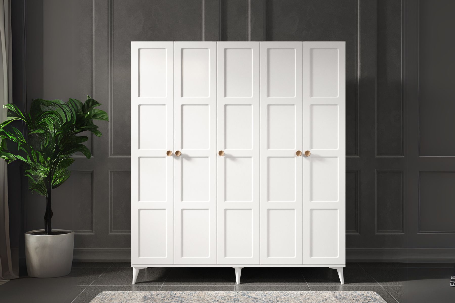 Evia 5 Kapılı Gardırop Evia 5 Kapılı Gardırop