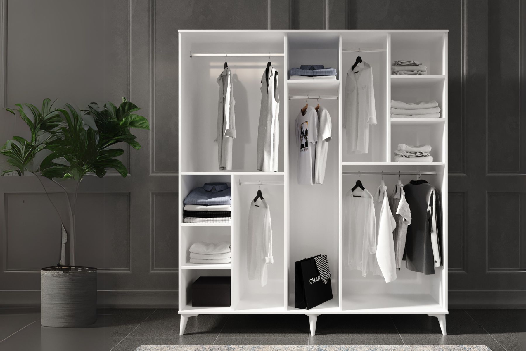 Evia 5 Kapılı Gardırop Evia 5 Kapılı Gardırop