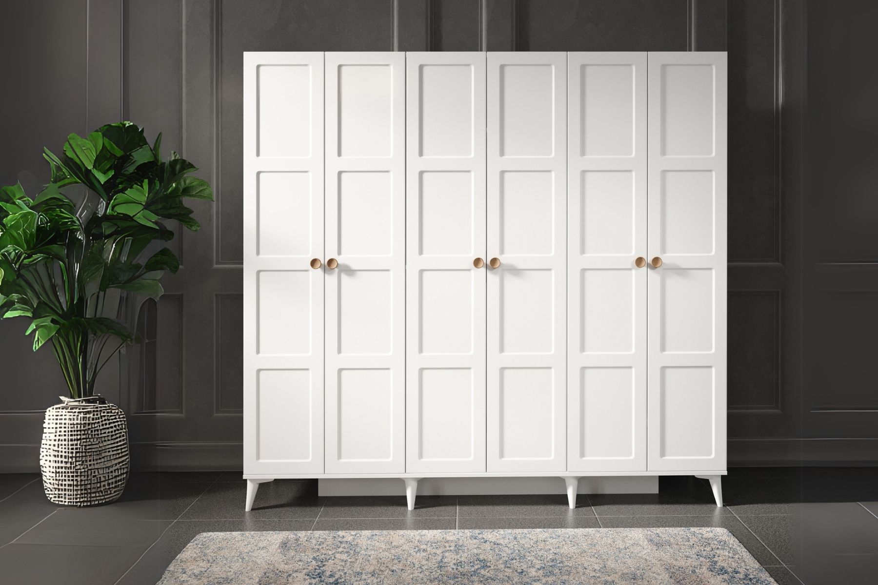 Evia 6 Kapılı Gardırop Evia 6 Kapılı Gardırop