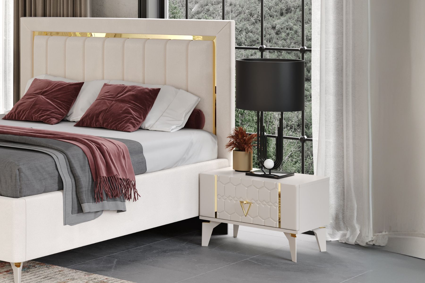 Santa Beige Yatak Odası Takımı Santa Beige Yatak Odası Takımı