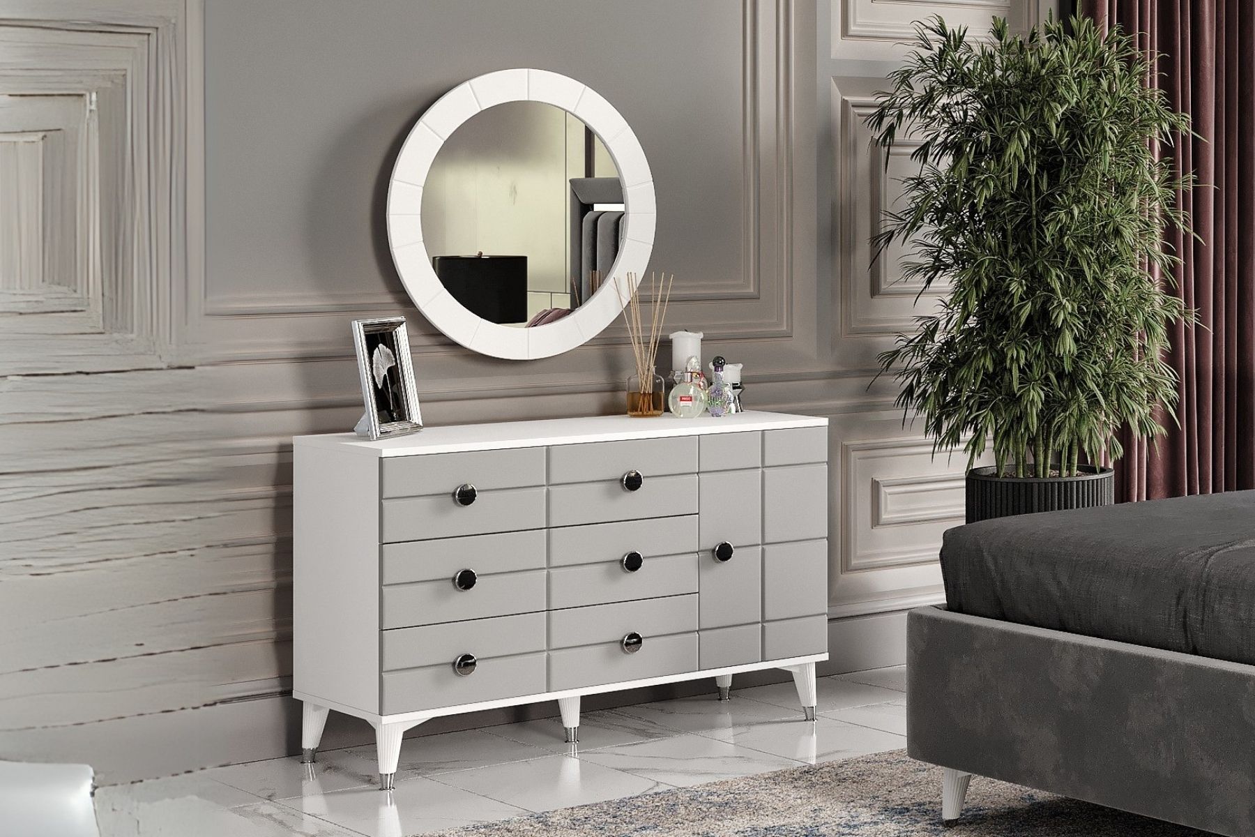 Tiron Grey Yatak Odası Takımı Tiron Grey Yatak Odası Takımı