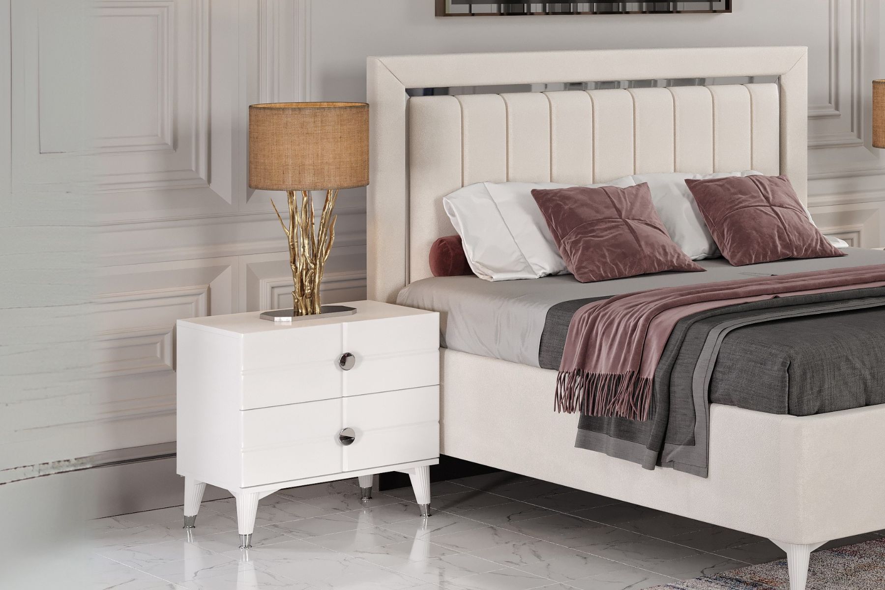 City White Yatak Odası Takımı City White Yatak Odası Takımı