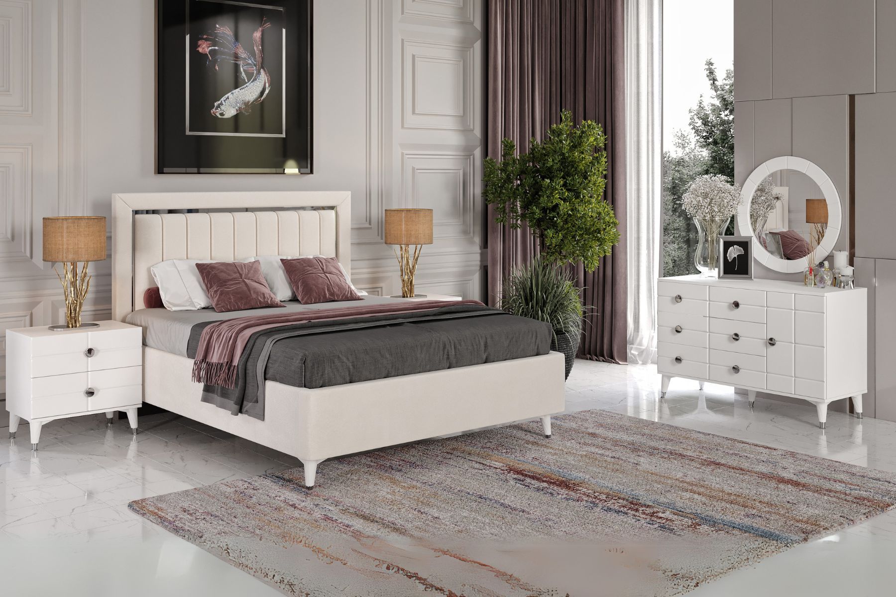 City White Yatak Odası Takımı City White Yatak Odası Takımı