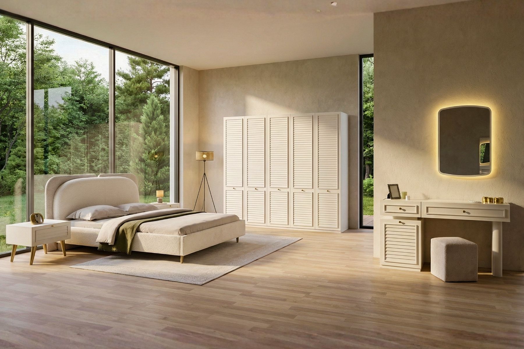 Hella 5 Kapılı Yatak Odası Takımı 