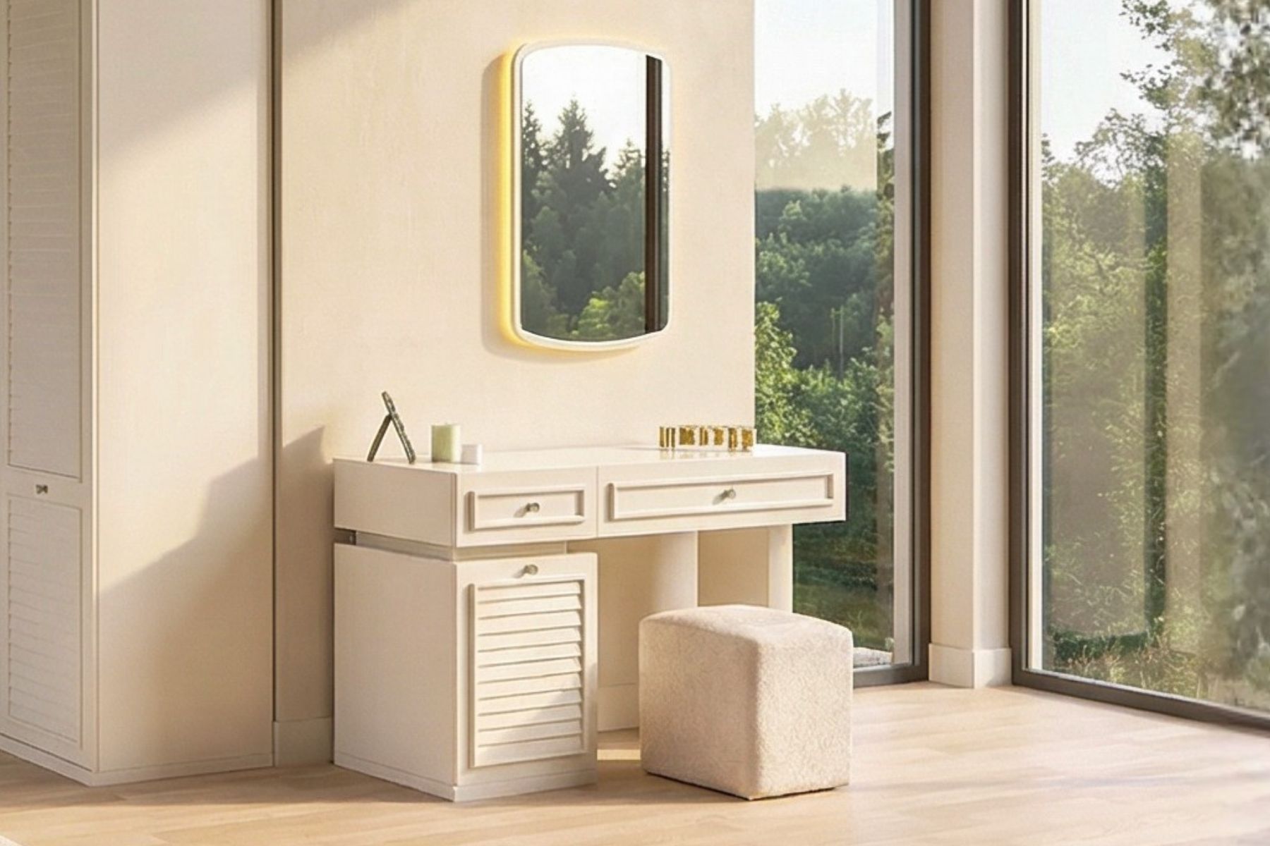 Hella Aynalı Köşe Yatak Odası Takımı 