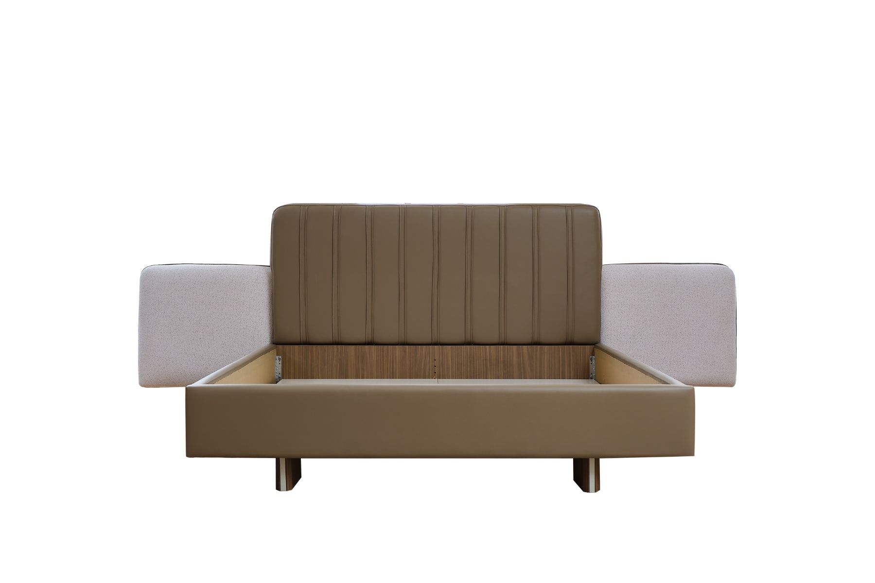 Vanta Deri Travesli Bazalı Karyola