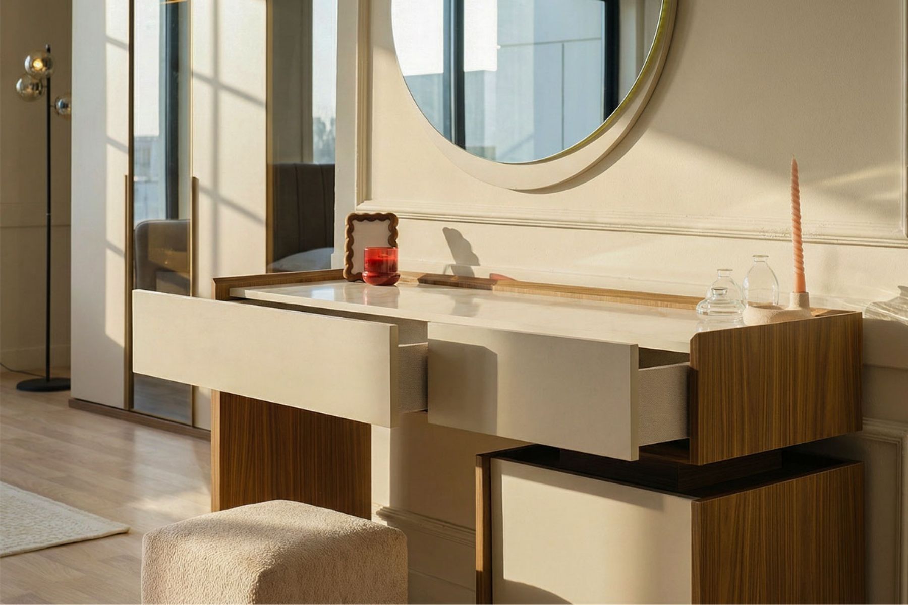 Vanta Deri Travesli Yatak Odası Takımı