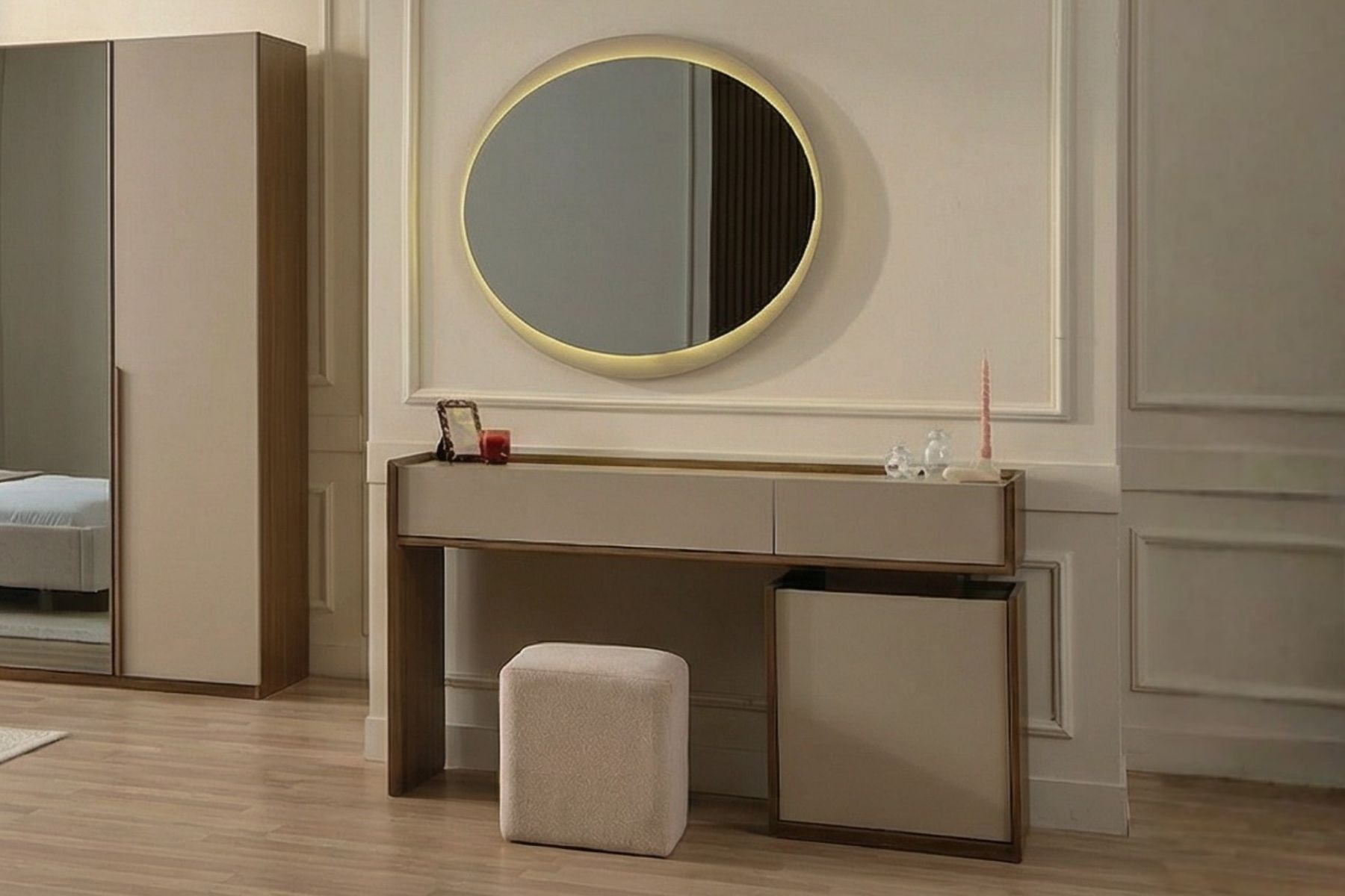 Vanta Deri Travesli Yatak Odası Takımı